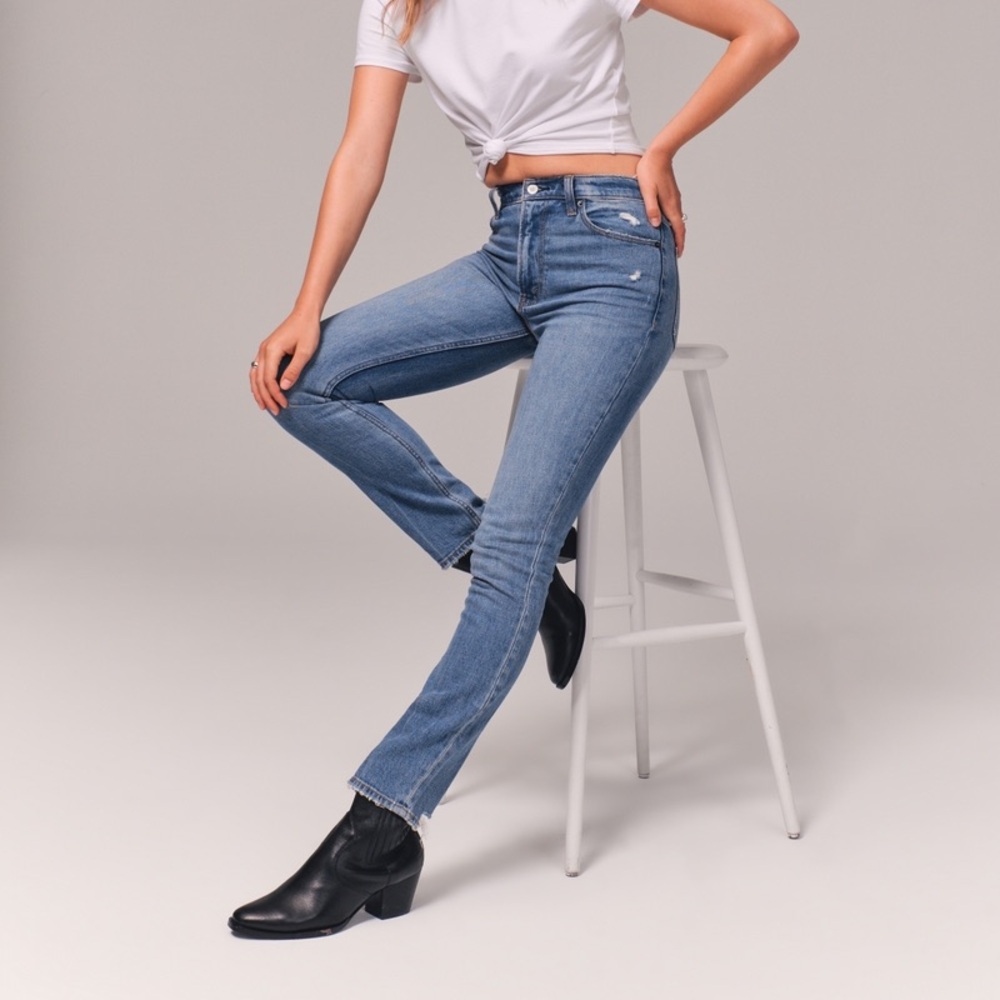 Abercrombie & Fitch High Rise Skinny Jeans, Women’s 27 Short